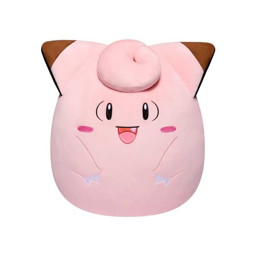 Peluche - BANDAI - Pokémon - Squishmallows 50 cm - Mélofée (Clefair