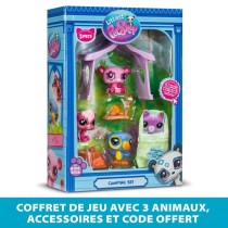 Pack a theme 3 Pets - BANDAI - Littlest Pet Shop Camping - Animaux et