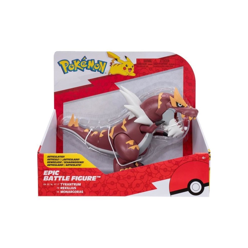 Figurine - BANDAI - Pokémon légendaires Rexilius - 30 cm, articulée