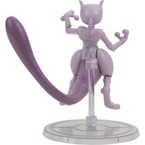 Figurine - BANDAI - Pokémon Mewtwo - 12 cm, ultra articulée et tres