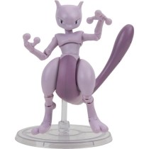 Figurine - BANDAI - Pokémon Mewtwo - 12 cm, ultra articulée et tres