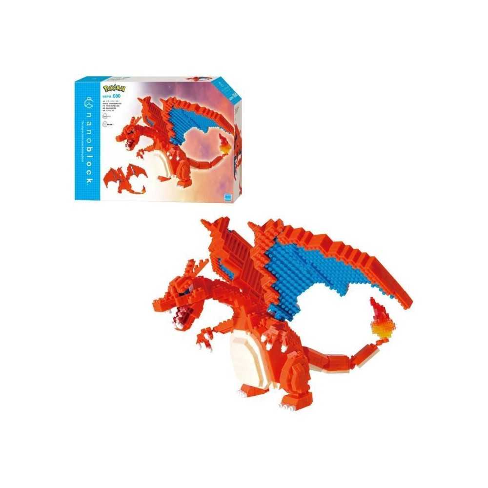 Figurine Pokémon Dracaufeu (Charizard) - BANDAI - Nanoblock - Figurin