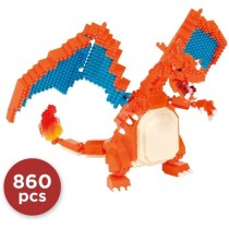 Figurine Pokémon Dracaufeu (Charizard) - BANDAI - Nanoblock - Figurin