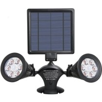 LUMISKY Projecteur double spot solaire extérieur étanche avec détec