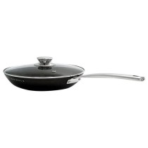 Sauteuse 24 cm + couvercle en verre BLACK EDITION