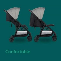 BEBECONFORT Poussette canne ultra compacte TEENY 3D, 4 roues, De la na