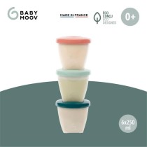 Babymoov Pots de conservation Babybols Biosourcés - Lot de 6x250ml