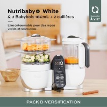 Babymoov Pack Nutribaby(+) Blanc & 3 Babybols 180mL + 2 cuilleres - Id