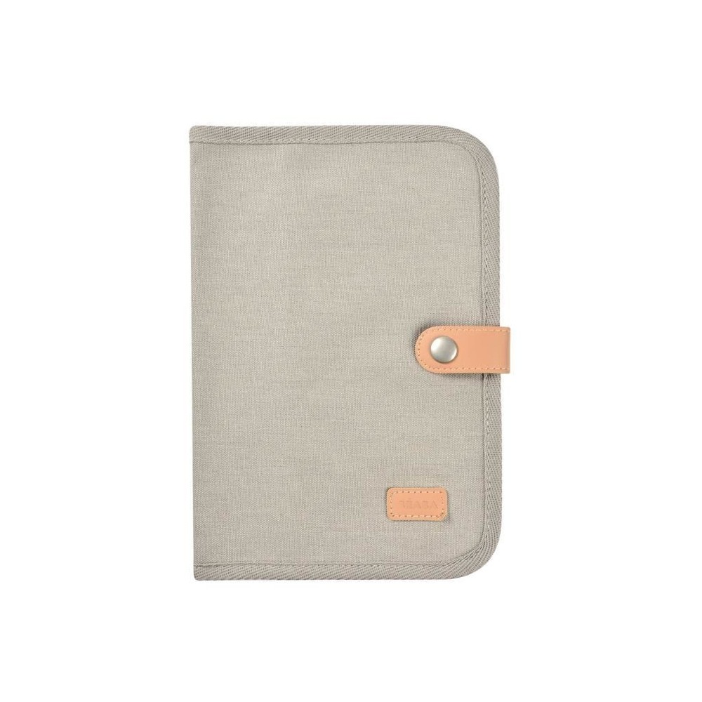 BEABA, Protege carnet de santé canvas gris perle