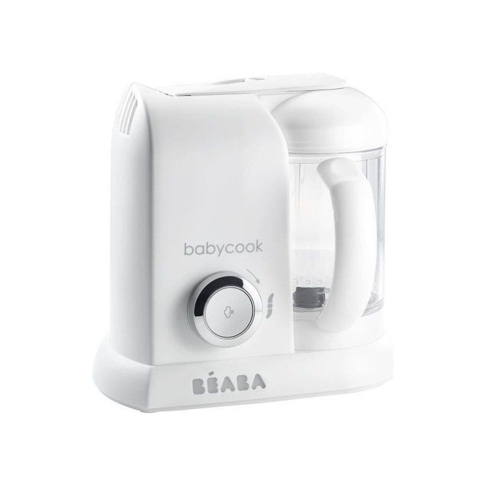 BEABA, Babycook Solo, robot bébé 4 en 1, blanc