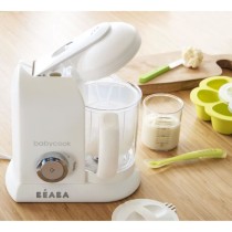 BEABA, Babycook Solo, robot bébé 4 en 1, blanc