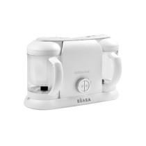 BEABA, Babycook Duo, robot bébé 4 en 1, contenance XXL, blanc