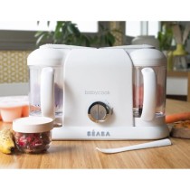 BEABA, Babycook Duo, robot bébé 4 en 1, contenance XXL, blanc