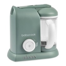 BEABA, Babycook Solo, Robot bébé 4 en 1, Cuiseur, Mixeur - Eucalyptu