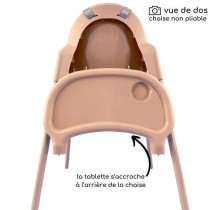 BEBECONFORT Meely Chaise haute bébé 2 en 1, évolutive en petite cha