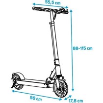 Trottinette électrique - BEEPER - SPEED - 350W 6Ah - 8 - Noir/Bleu