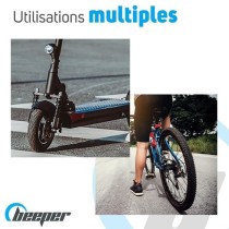 Antivol trottinette et vélo - BEEPER - Câble 60 cm - Code 4 chiffres