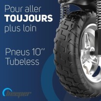 Trottinette électrique tout-terrain - BEEPER - Cross - 500W - 10- 48V