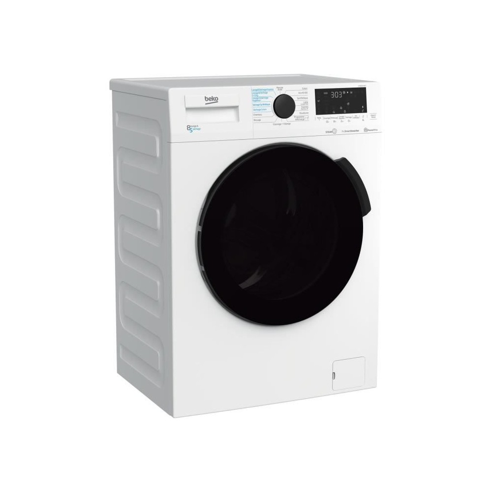 Lave-linge séchant BEKO b300 HTE8614YBST - 8 / 5 kg - Induction - 120