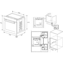 Four encastrable - BEKO - BBIM12300XCE - Chaleur pulsée 3D - 72 L - I