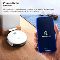 BEKO VRR60314VW - Aspirateur Robot Laveur 2 en 1 Connecté - Autonomie