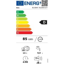 Lave-vaisselle tout intégrable BEKO b100 BLVI84F - 14 couverts - 44 d