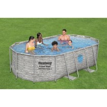 Kit Piscine hors sol BESTWAY Power Steel™- 427 x 250 x 100 cm - Oval