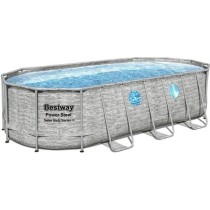 Kit Piscine hors sol - BESTWAY - Power Steel - 549 x 274 x 122 cm - Ov