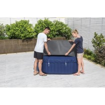 Couverture thermique pour spa carré Bestway 1,80m x 1,80m x 71cm - En