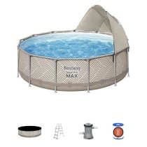 Kit Piscine hors sol tubulaire BESTWAY Steel Pro Max™ 396 x 107 cm -