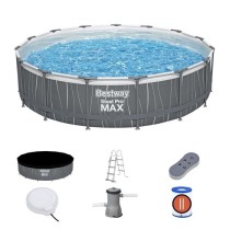 Kit Piscine hors sol tubulaire BESTWAY Steel Pro Max™ 457 x 107 cm -