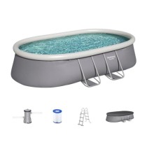 Kit Piscine hors sol autoportante BESTWAY - Fast Set - 488 x 305 x 107