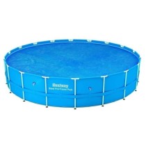 Bâche solaire - BESTWAY - Frame Pool - Diametre 521cm - Bleu - 150 gr