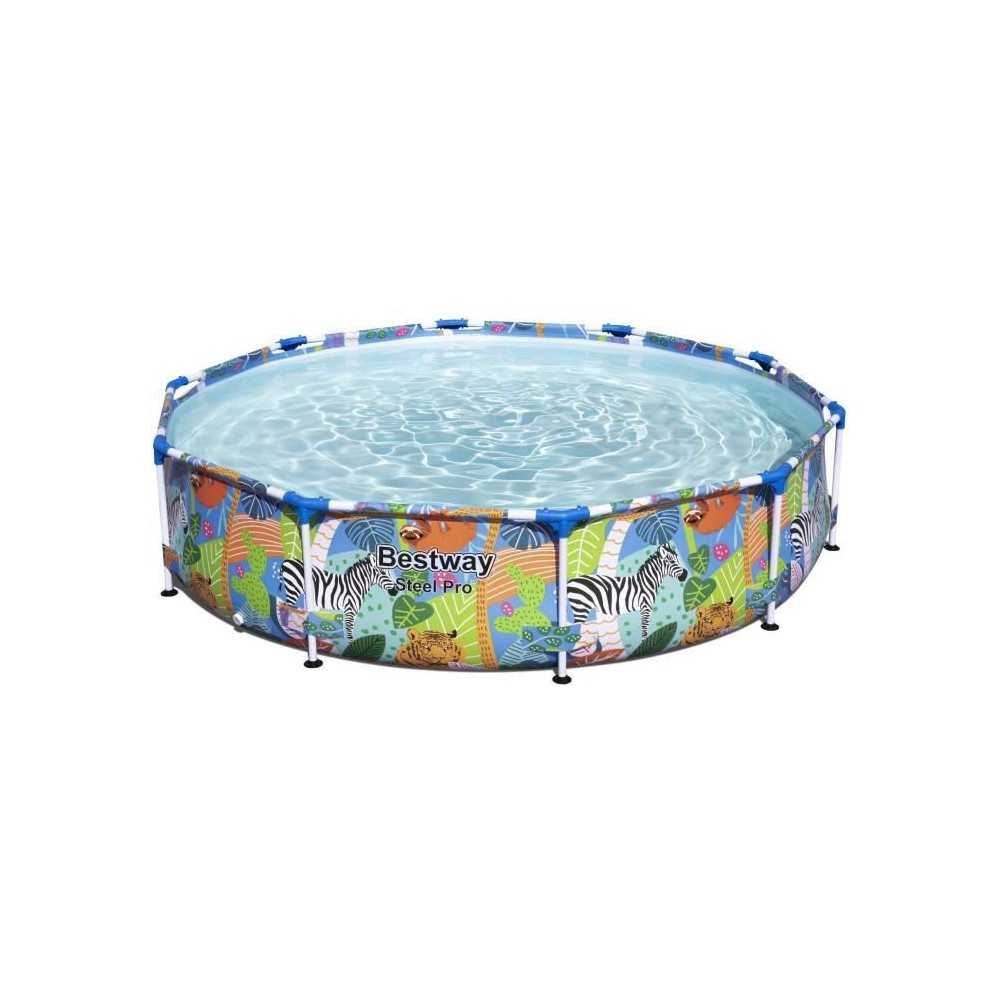 Piscine hors sol tubulaire BESTWAY - Steel Pro™ - 305 x 66 cm - Rond