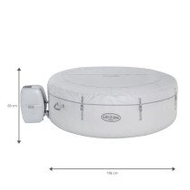 Spa gonflable Lay-Z-Spa Paris - 196 x 66 cm - 4/6 places - Rond - BEST