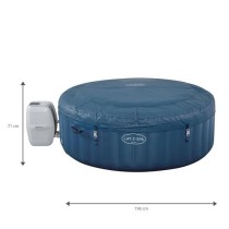 Spa gonflable Lay-Z-Spa Milan - 196 x 71 cm - 4/6 places - Rond - BEST