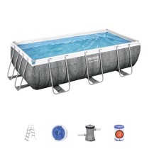 Kit Piscine hors sol tubulaire BESTWAY Power Steel 404 x 201 x 100 cm