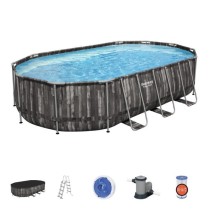 Kit Piscine hors sol tubulaire BESTWAY - Power Steel™ - 610 x 366 x