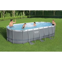 Kit Piscine hors sol tubulaire BESTWAY Power Steel™- 549 x 274 x 122