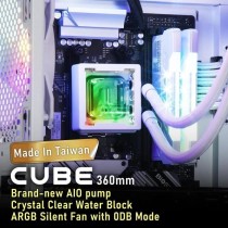 BITFENIX Cube AIO 360 (Blanc) - Watercooling AIO - 3x120mm