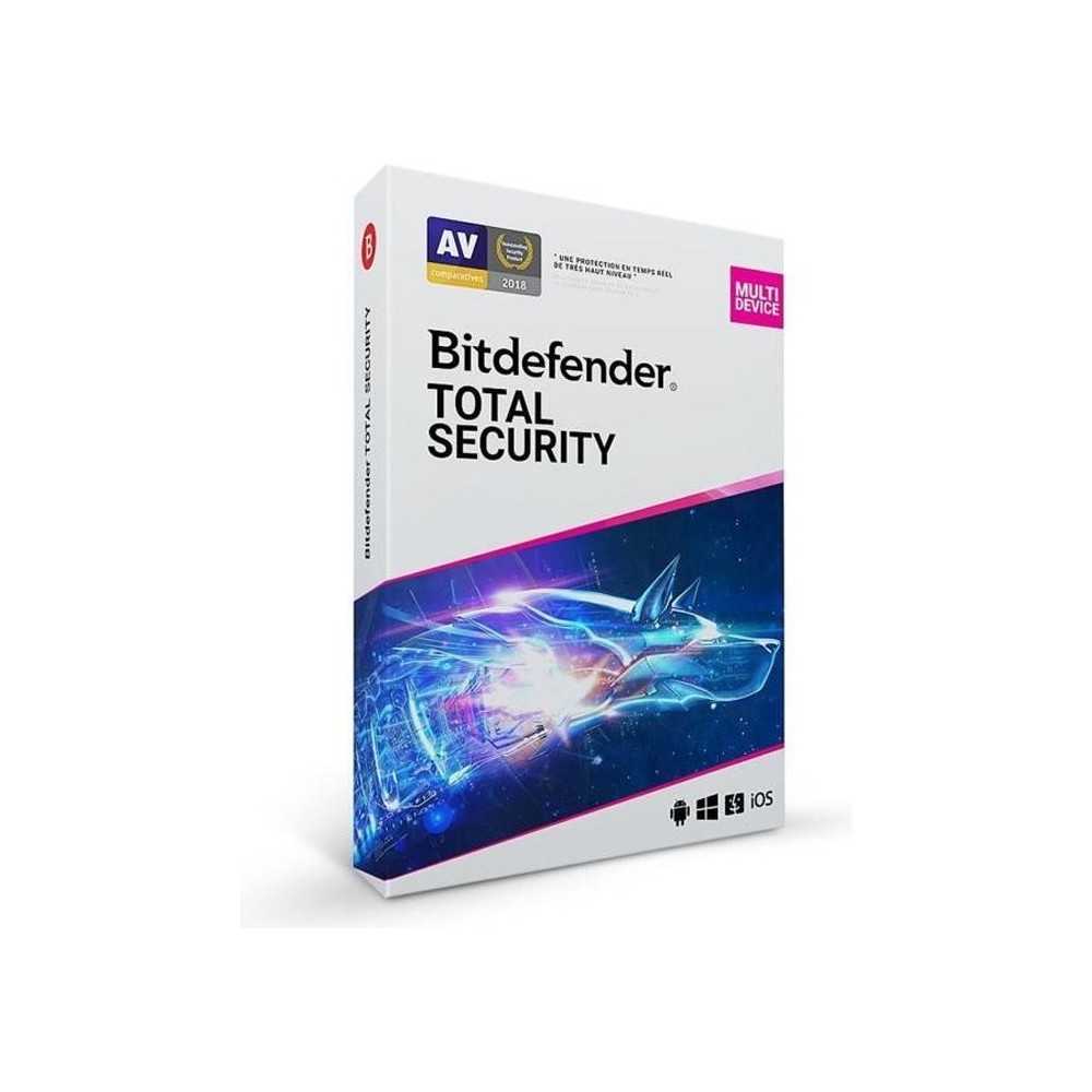 Bitdefender Total Security 2022 - 10 appareils - 2 ans