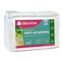 BLANREVE Couette tres chaude Percale - Anti-acariens - 420g/m² - 140x