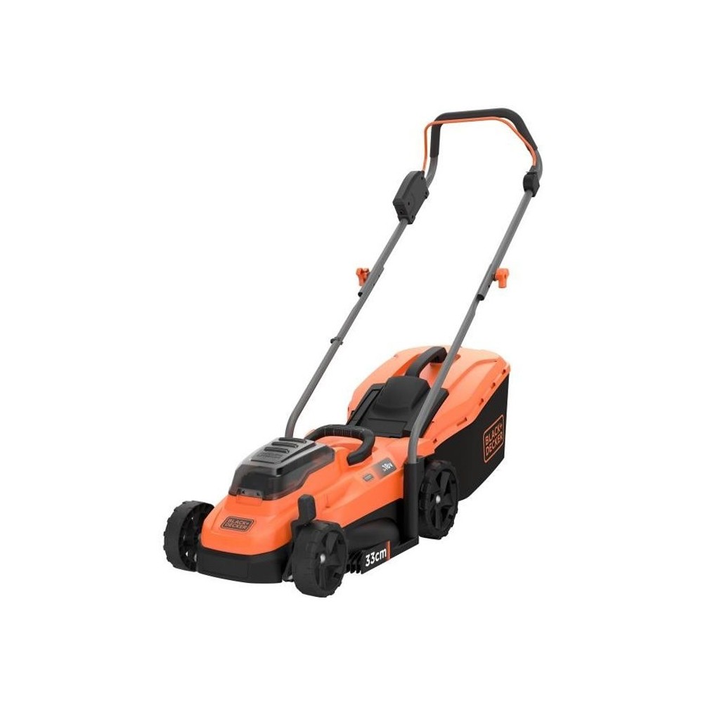 BLACK+DECKER Tondeuse 18V BCMW3318L2-QW 33 cm - Jardin Jusqu'a 350 m²