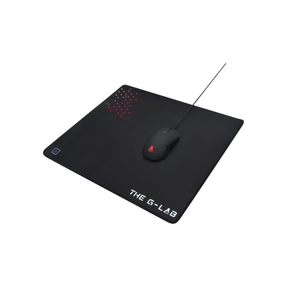 Tapis de Souris - XL - The G-Lab - PAD CAESIUM - 450x400x4mm - Noir