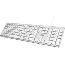 Clavier Filaire - BLUESTORK - KB Mac - Compatible Mac - Blanc