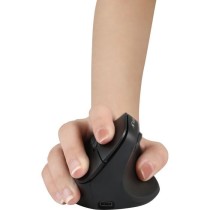 Souris Ergonomique Sans Fil - BLUESTORK - ERGO LUMI - PC/MAC - Noir