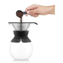 POUR OVER - Cafetiere BODUM , filtre permanent maille inox, 1.0 l, 8 t