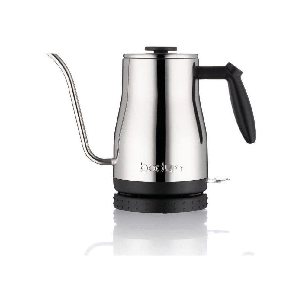 BODUM - BISTRO Bouilloire électrique a long bec, 1.200 W, 1.0 l, inox