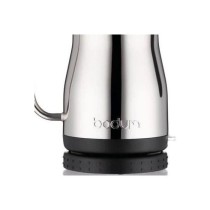 BODUM - BISTRO Bouilloire électrique a long bec, 1.200 W, 1.0 l, inox