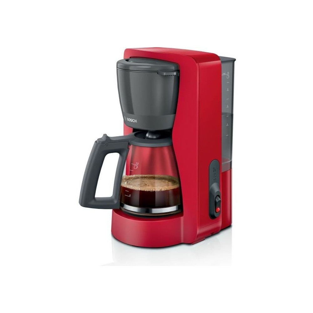 Cafetiere Filtre - BOSCH - TKA2M114 MyMoment - Rouge - Capacité 1,25L